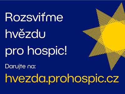 Zase nastal čas rozsvítit hvězdy pro hospic.